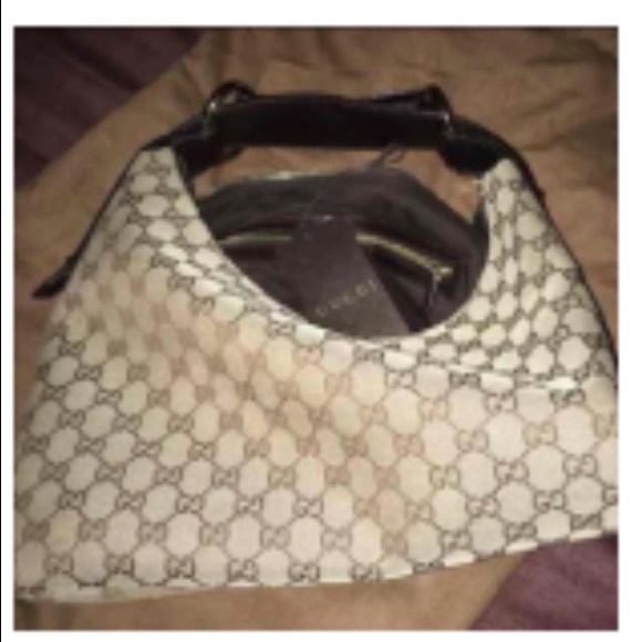 Gucci Monogram HorseBit Hobo Bag - Picture 1 of 1